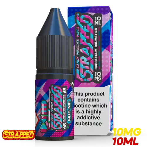 Bubblegum Drumstick Nic Salt E Liquid by Strapped 10ml - Absolute Vape