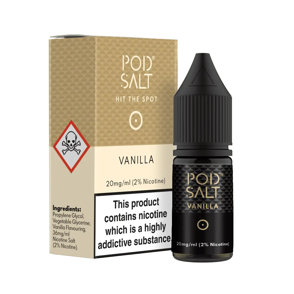 Vanilla Nic Salt E-Liquid by Pod Salt 10ml - Absolute Vape