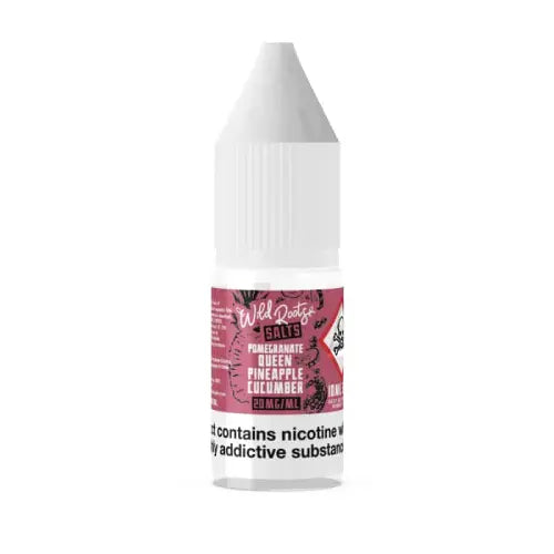 Pomegranate Queen Pineapple Cucumber Nic Salt E-Liquid by Wild Roots 10ml - Absolute Vape
