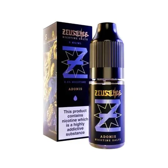 Adonis Nic Salt E-Liquid by Zeus Juice 10ml - Absolute Vape