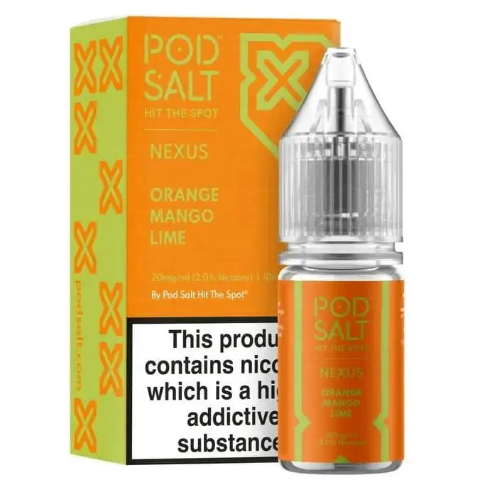 Orange Mango Lime Nic Salt E-Liquid by Blast Pod Salt Nexus 10ml - Absolute Vape