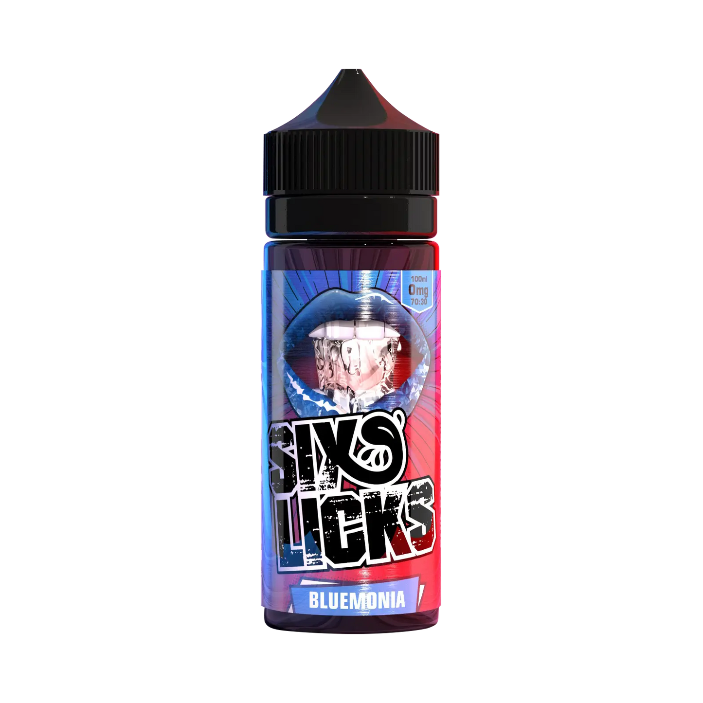 Six Licks E Liquid - Bluemonia - 100ml - Absolute Vape