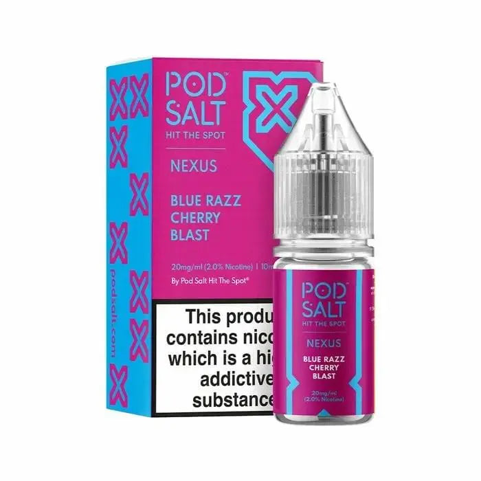 Blue Razz Cherry Nic Salt E-Liquid by Blast Pod Salt Nexus 10ml - Absolute Vape