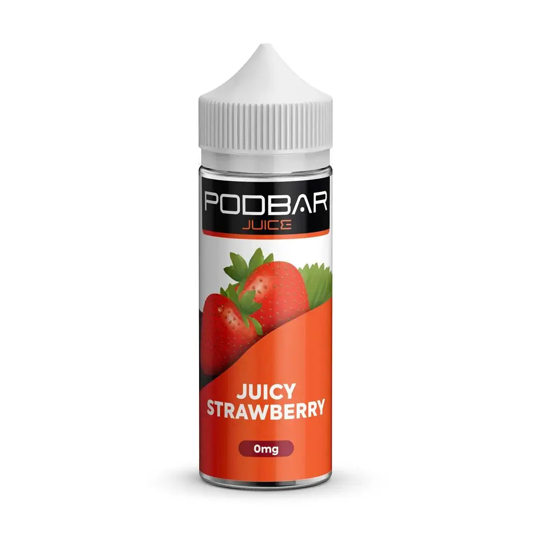 PodBar Juice By Kingston E Liquid - Juicy Strawberry - 100ml - Absolute Vape
