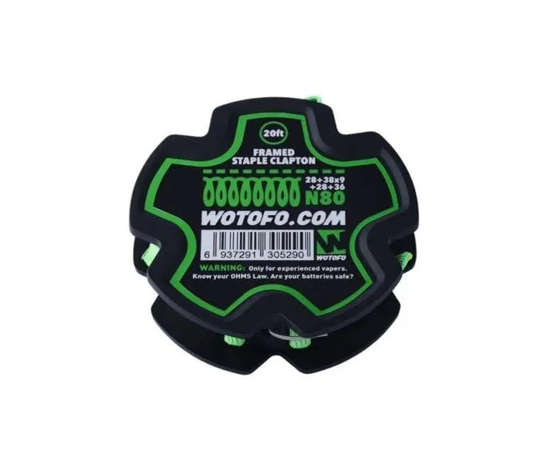 Wotofo - Wire Reels - Framed Staple Clapton (28+39x9+28+36) - 20ft - Absolute Vape