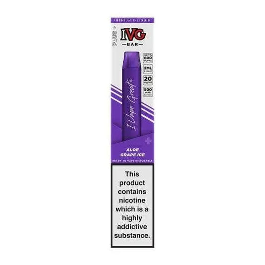 IVG Bar Disposable Vape Pen - 20mg (2ml) (800 Puffs) IVG