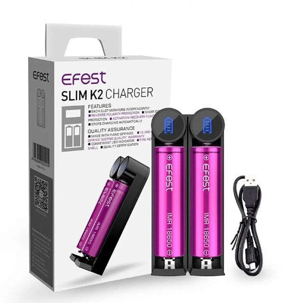 EFEST Slim K2 Charger - Absolute Vape