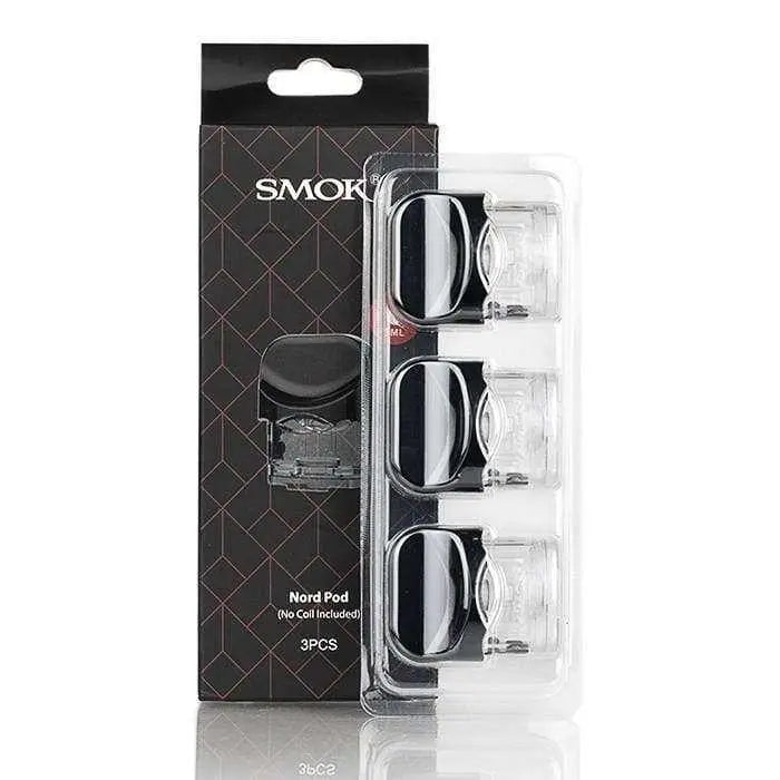 Smok Nord 2ml Replacement Pod Pack of 3 (Without Coils) - Absolute Vape