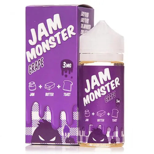 Jam Monster E Liquid - Grape - 100ml - Absolute Vape