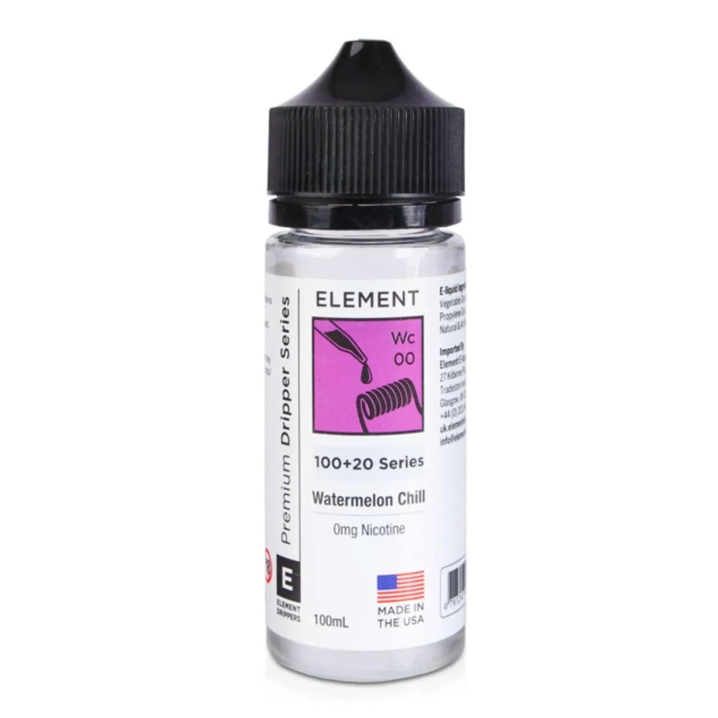Element E Liquid - Watermelon Chill - 100ml - Absolute Vape
