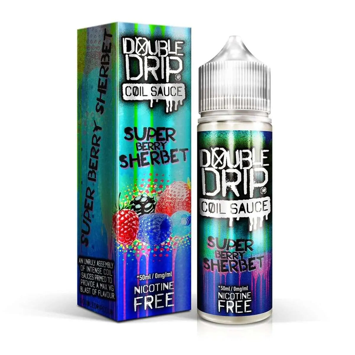 Double Drip E Liquid - Super Berry Sherbet - 50ml - Absolute Vape