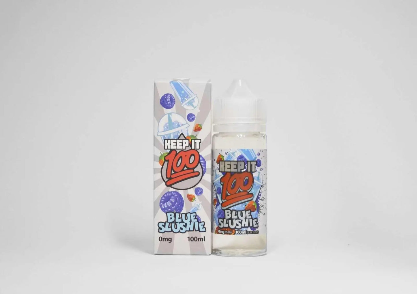 Keep It 100 E Liquid - Blue Slushie - 100ml - Absolute Vape