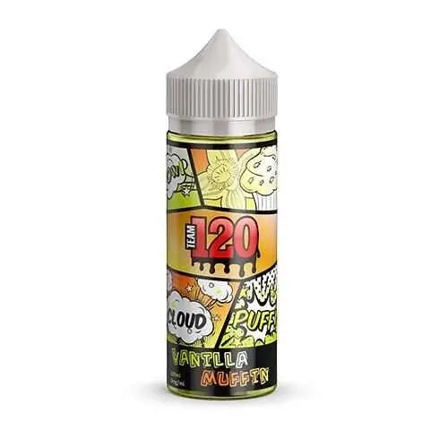Team 120 E Liquid - Vanilla Muffin - 100ml - Absolute Vape