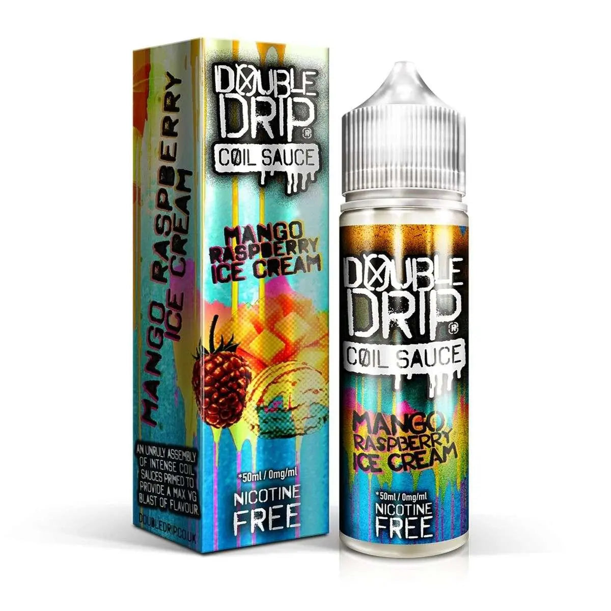 Double Drip E Liquid - Mango Raspberry Ice Cream - 50ml - Absolute Vape