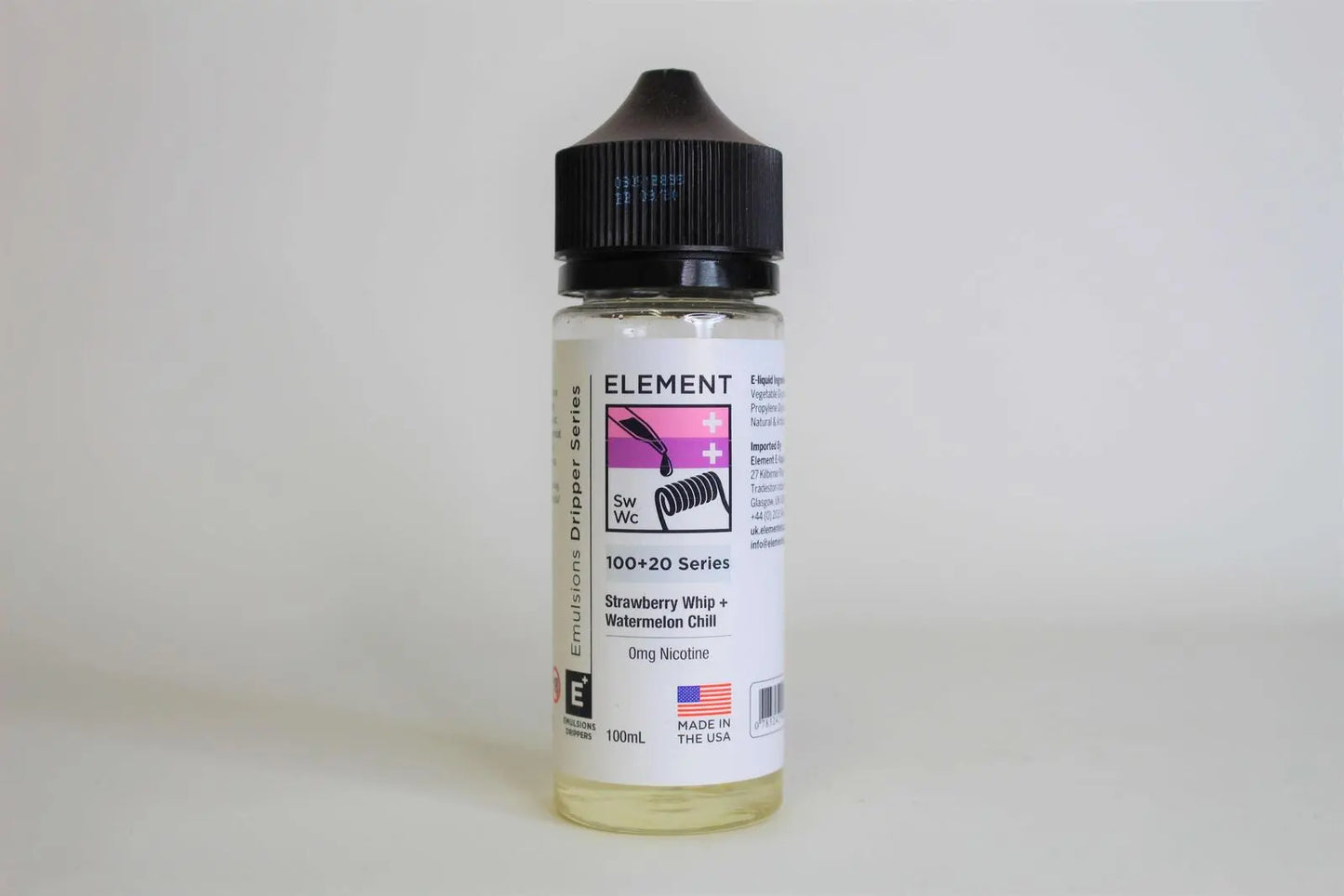 Element E Liquid - Strawberry Whip + Watermelon Chill - 100ml - Absolute Vape