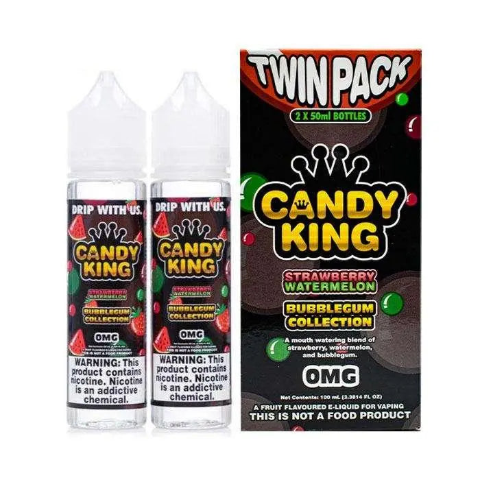 Candy King Bubblegum Collection - Strawberry Watermelon - 100ml - Absolute Vape