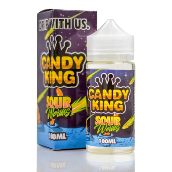 Candy King E Liquid - Sour Worms - 100ml - Absolute Vape