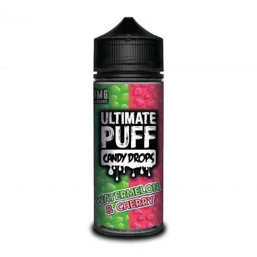 Ultimate Puff Candy Drops E Liquid - Watermelon & Cherry - 100ml - Absolute Vape