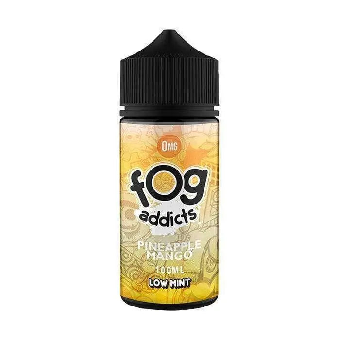 Fog Addicts E Liquid - Pineapple Mango - 100ml - 2 x 18mg Nic Shot = 3mg - Absolute Vape