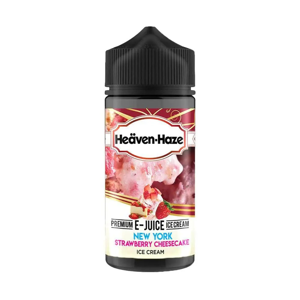 Heaven Haze E Liquid - New York Strawberry Cheesecake Ice Cream - 100ml - Absolute Vape