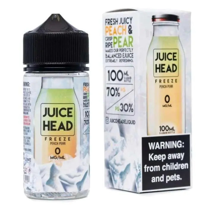 Juice Head E Liquid - Peach Pear Freeze - 100ml - Absolute Vape