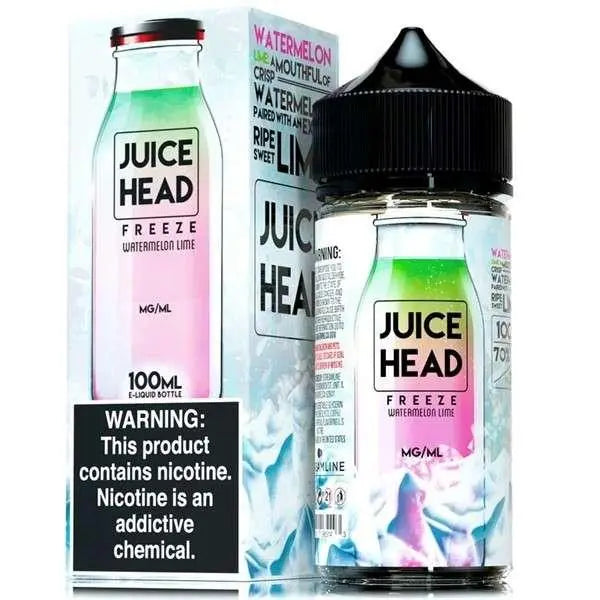 Juice Head E Liquid - Watermelon Lime Freeze - 100ml - Absolute Vape