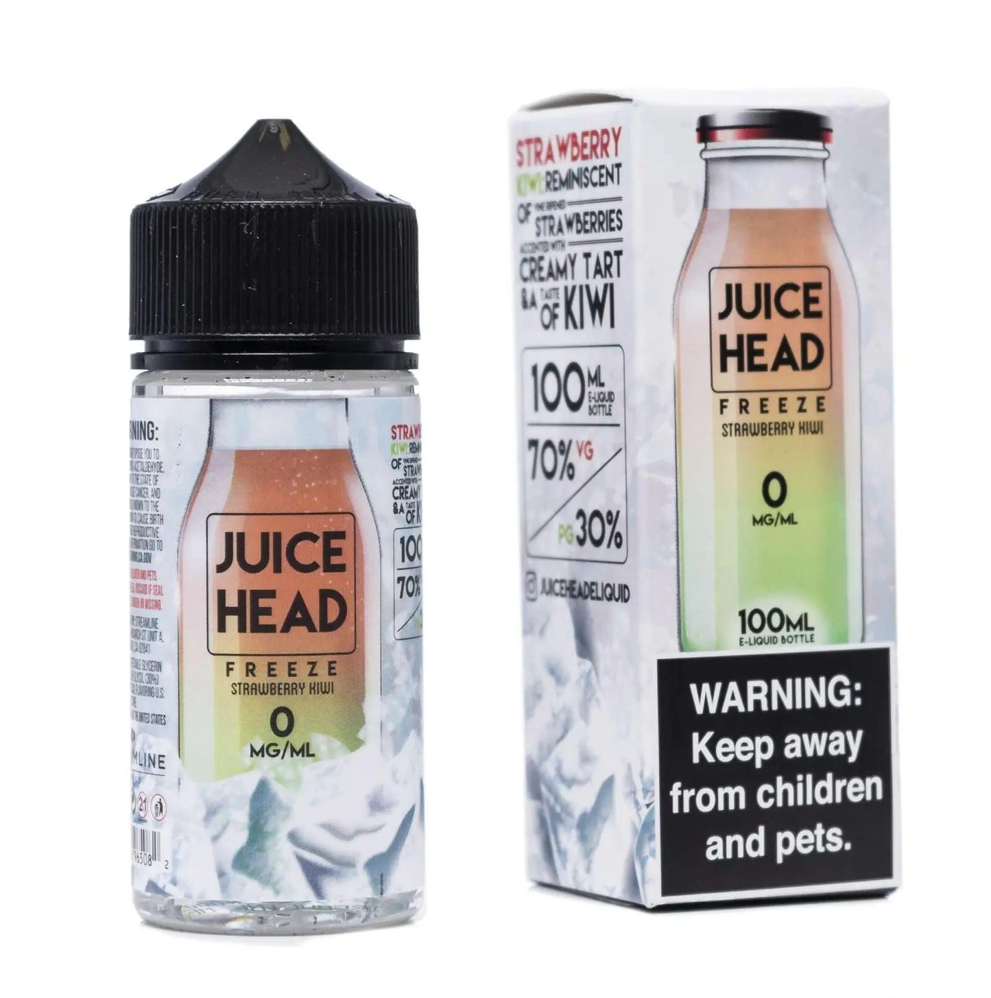 Juice Head E Liquid - Strawberry Kiwi Freeze - 100ml - Absolute Vape