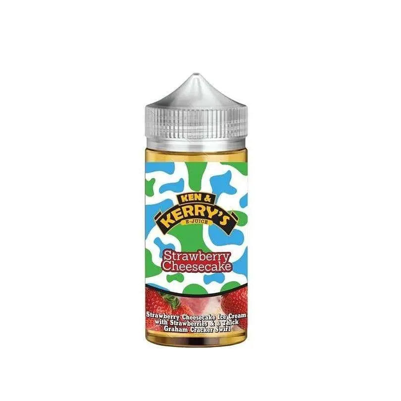 Ken & Kerry's E Liquid - Strawberry Cheesecake - 100ml - Absolute Vape
