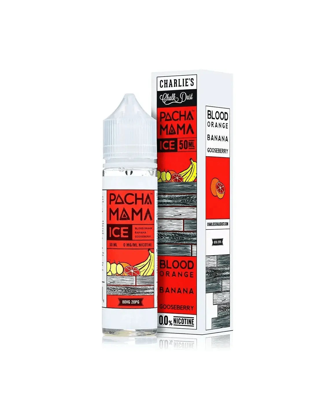 Pacha Mama E Liquid - Blood Orange, Banana and Gooseberry Ice - 50ml - Absolute Vape