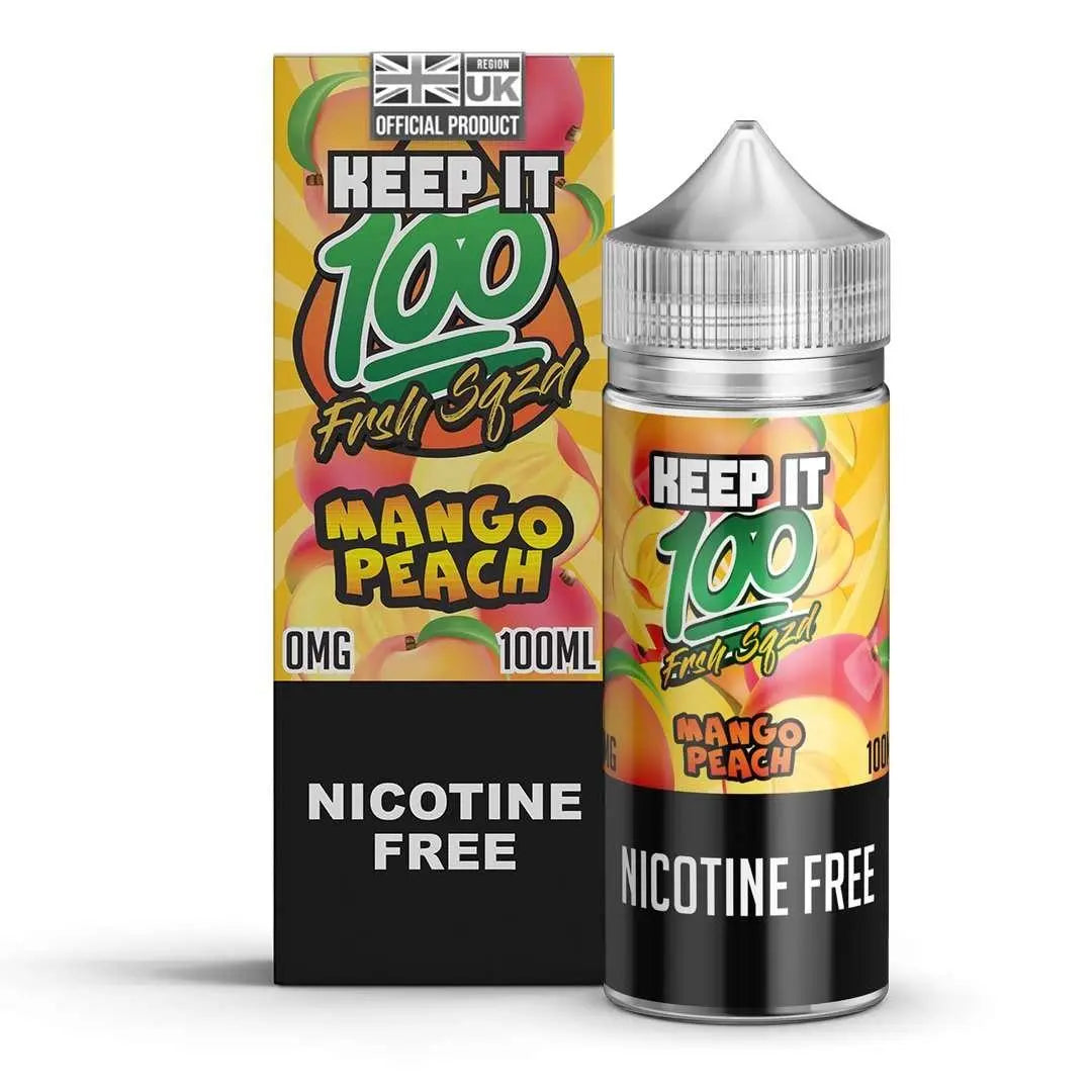 Keep It 100 E Liquid - Mango Peach Frsh Sqzd - 100ml - Absolute Vape