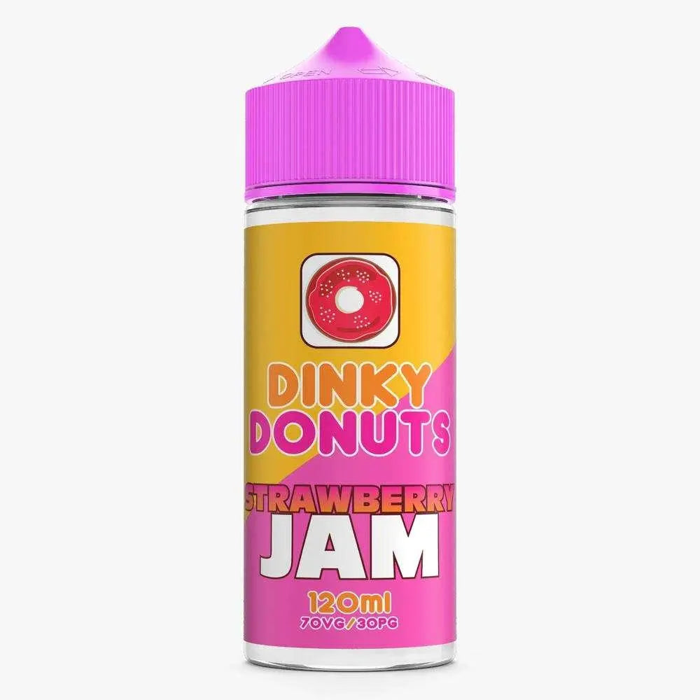 Dinky Donuts E Liquid - Strawberry Jam - 100ml - Absolute Vape