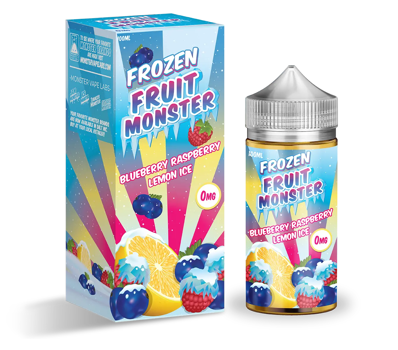 Frozen Fruit Monster E Liquid - Blueberry Raspberry Lemon Ice - 100ml - Absolute Vape