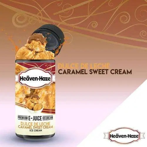 Heaven Haze E Liquid - Dulce De Leche Caramel Sweet Cream - 100ml - Absolute Vape