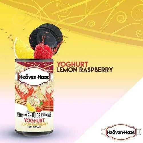 Heaven Haze E Liquid - Yoghurt Lemon Raspberry - 100ml - Absolute Vape