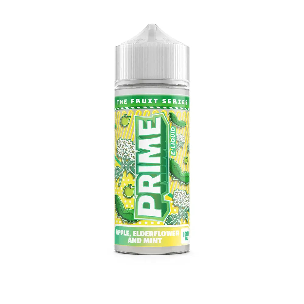 Prime E Liquid - Apple Elderflower and Mint - 100ml - Absolute Vape