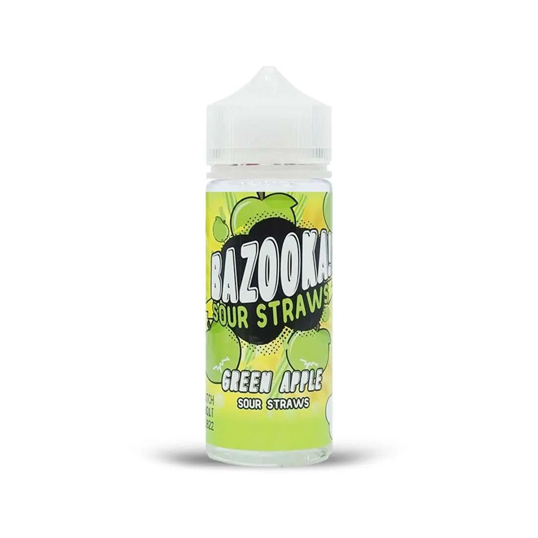 Bazooka E Liquid - Green Apple Sour Straws - 100ml - Absolute Vape