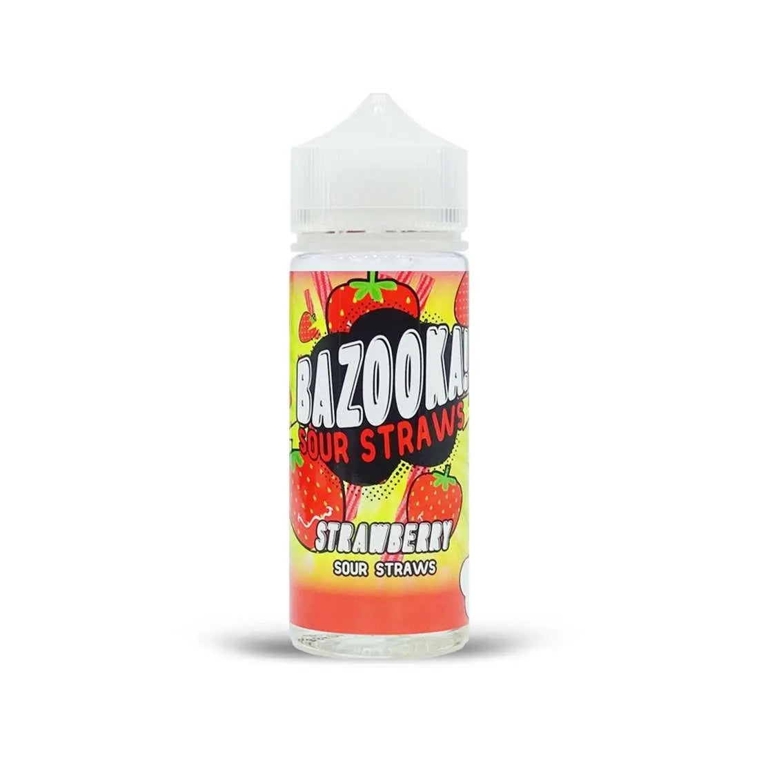 Bazooka E Liquid - Strawberry Sour Straws - 100ml - Absolute Vape