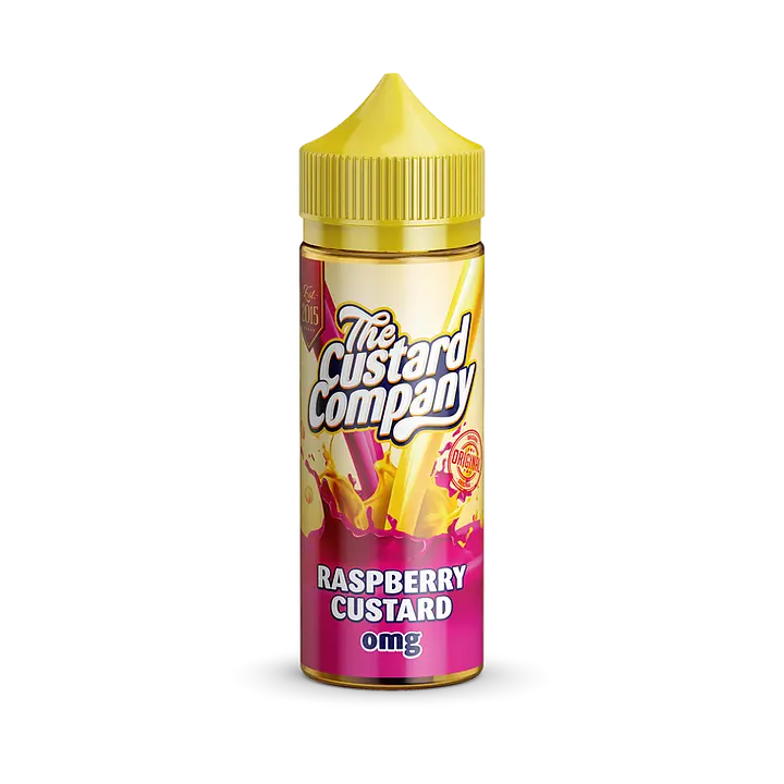 The Custard Company E Liquid - Raspberry Custard - 100ml - Absolute Vape
