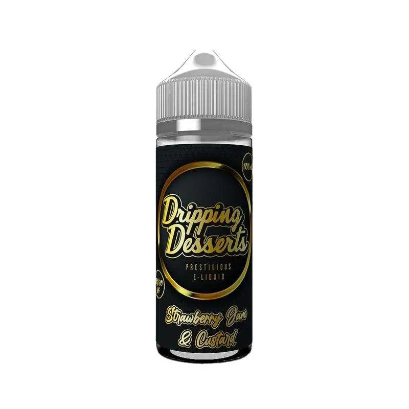 Dripping Desserts E Liquid - Strawberry Jam & Custard - 100ml - Absolute Vape