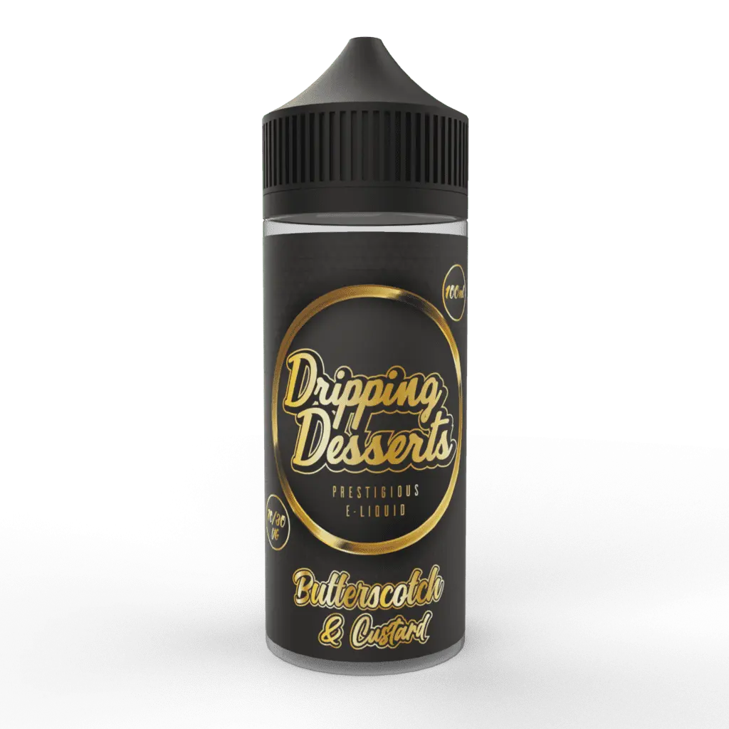 Dripping Desserts E Liquid - Butterscotch & Custard - 100ml - Absolute Vape