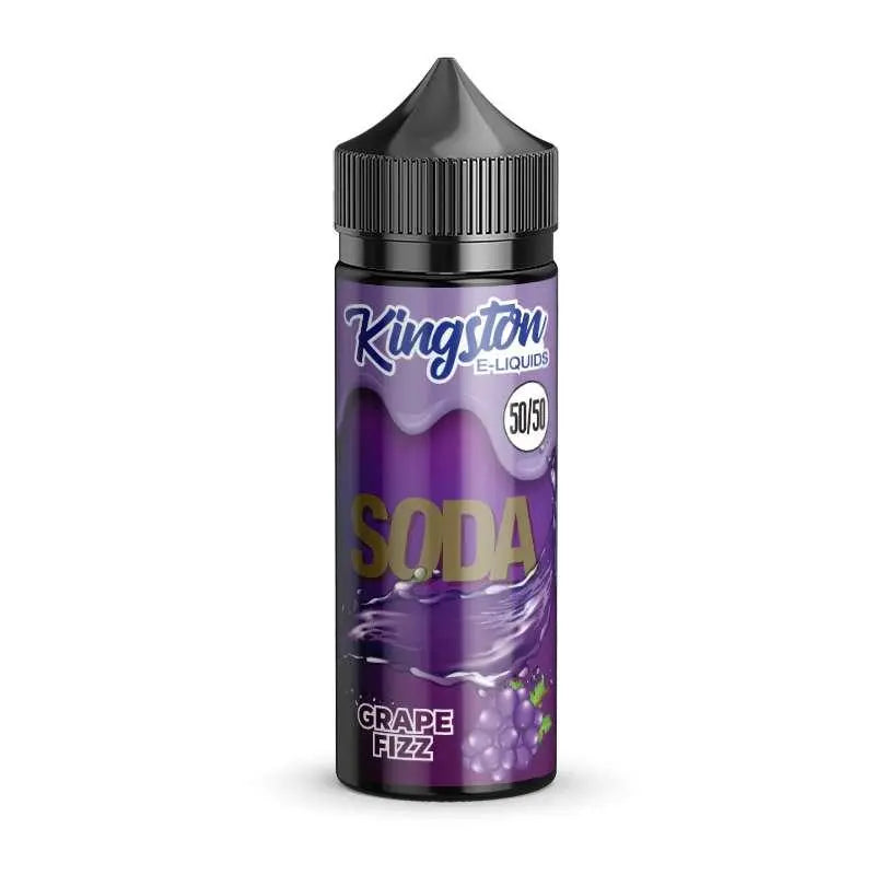 Kingston Soda 50/50 - Grape Fizz - 100ml - Absolute Vape