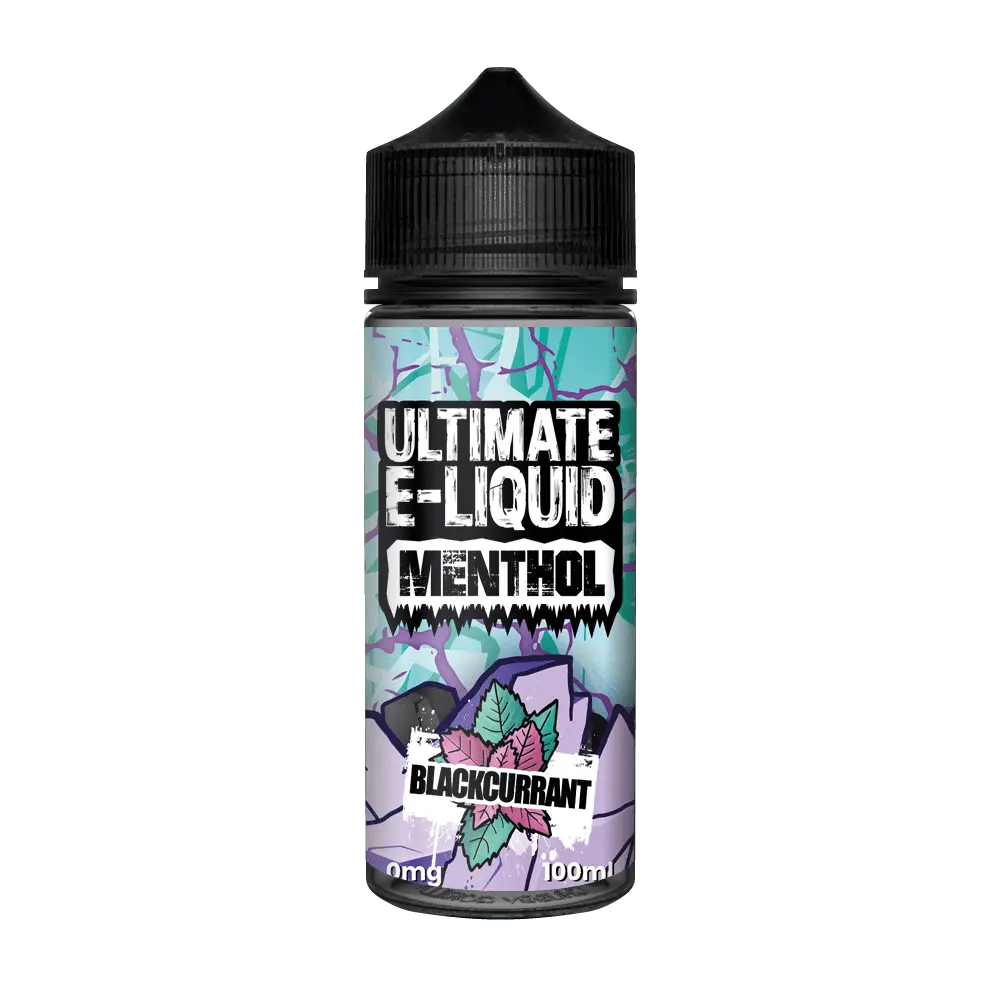 Ultimate Puff Menthol - Blackcurrant - 100ml - Absolute Vape