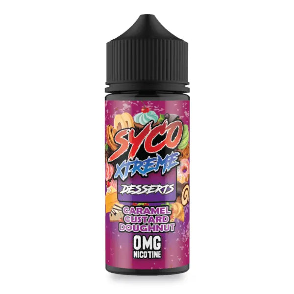 Syco Xtreme Desserts - Caramel Custard Doughnut - 100ml - Absolute Vape
