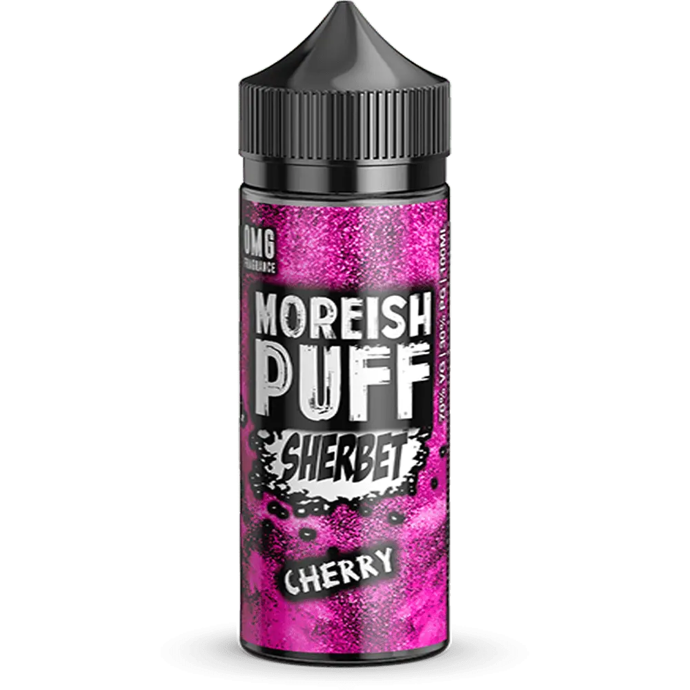 Moreish Puff E Liquid - Cherry Sherbet - 100ml - Absolute Vape
