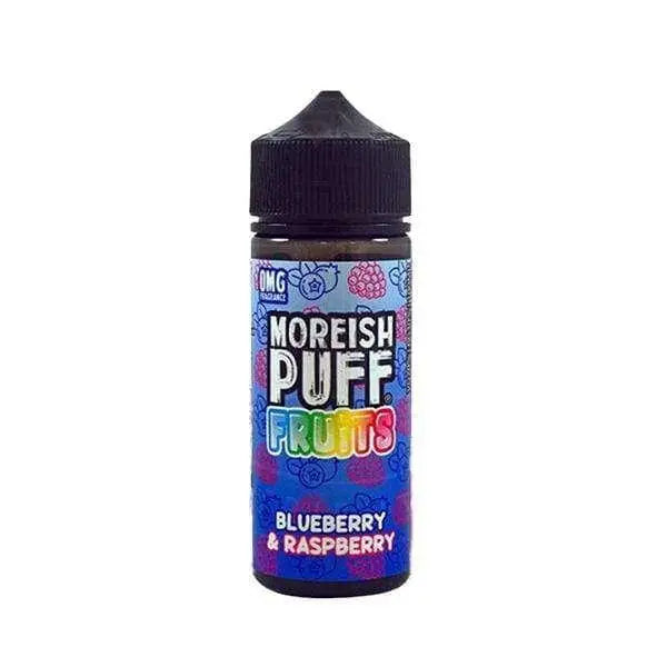 Moreish Puff Fruits E Liquid - Blueberry & Raspberry - 100ml - Absolute Vape
