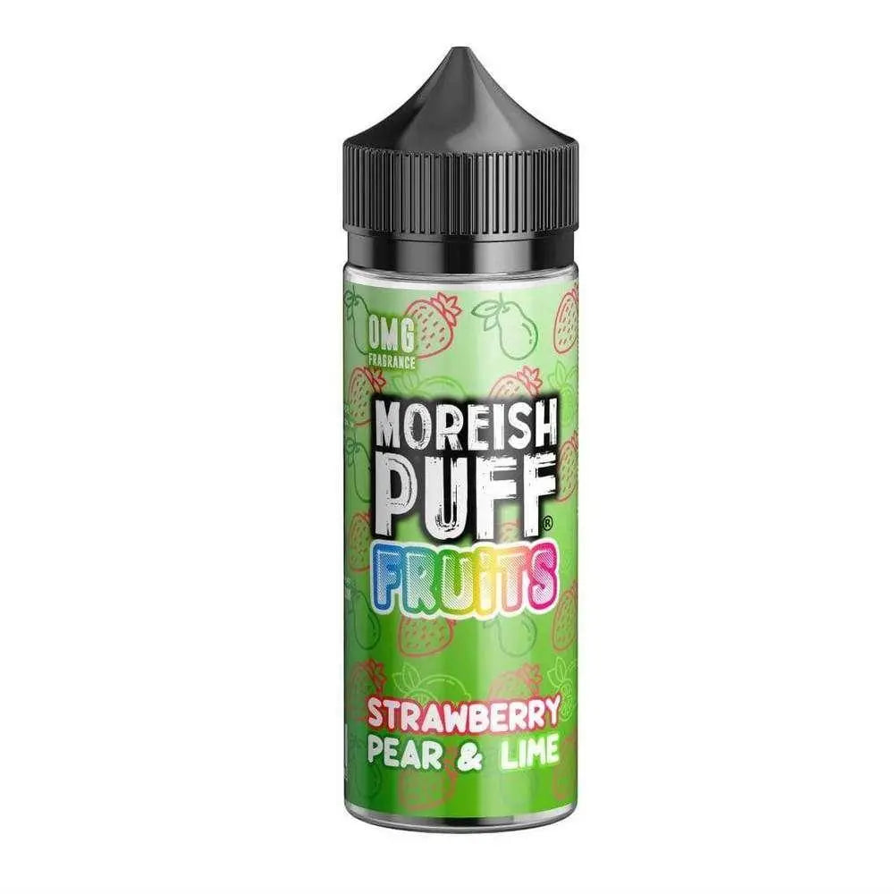 Moreish Puff Fruits E Liquid - Strawberry, Pear & Lime - 100ml - Absolute Vape