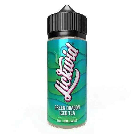 Lickwid E Liquid - Green Dragon Iced Tea - 100ml - Absolute Vape