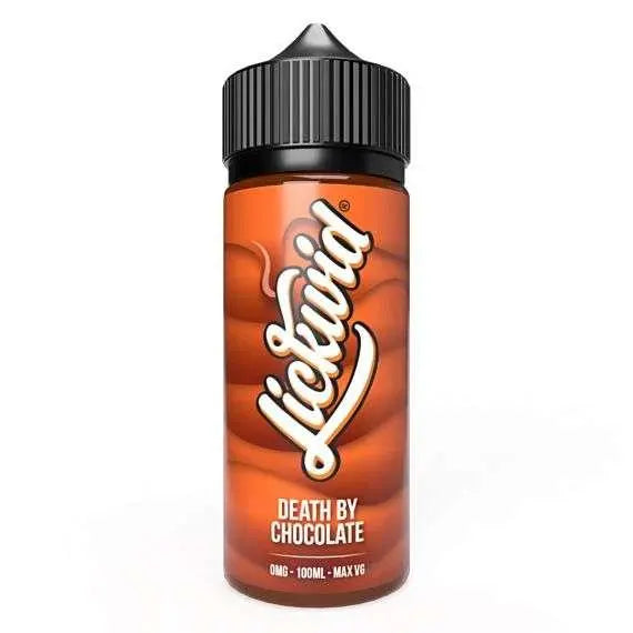 Lickwid E Liquid - Death By Chocolate - 100ml - Absolute Vape