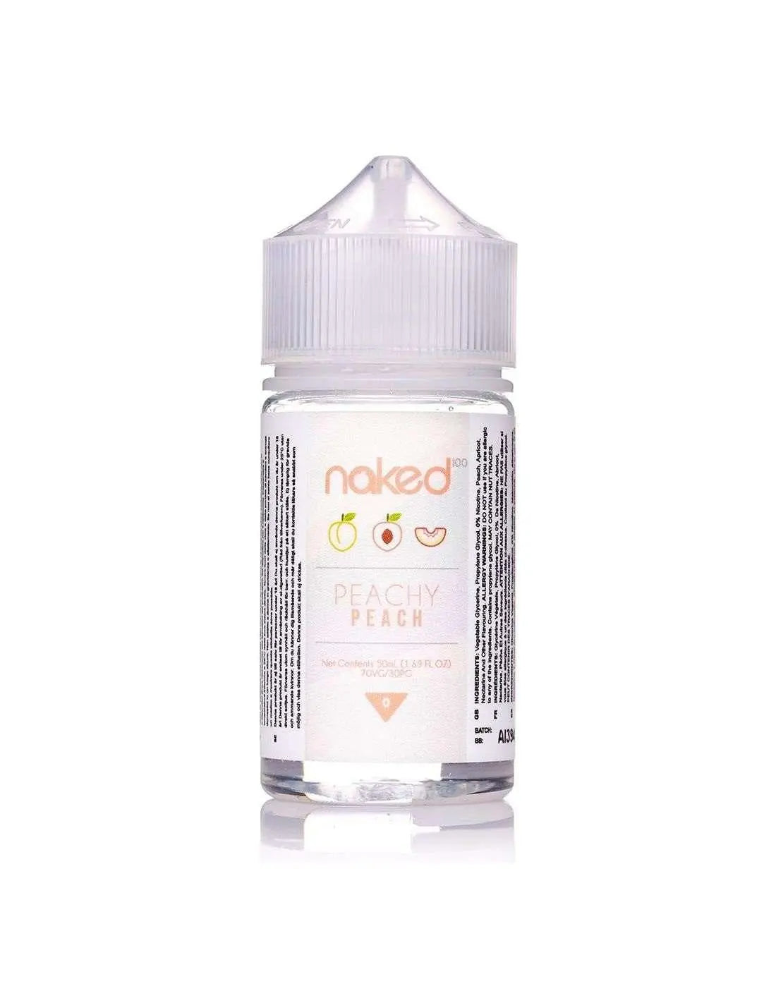 Naked 100 E Liquid - Peachy Peach - 50ml - Absolute Vape