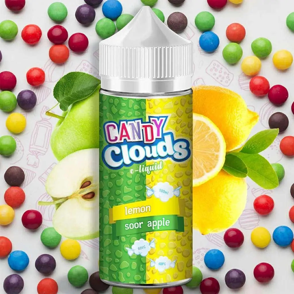 Candy Clouds E liquid - Lemon Sour Apple - 100ml - Absolute Vape
